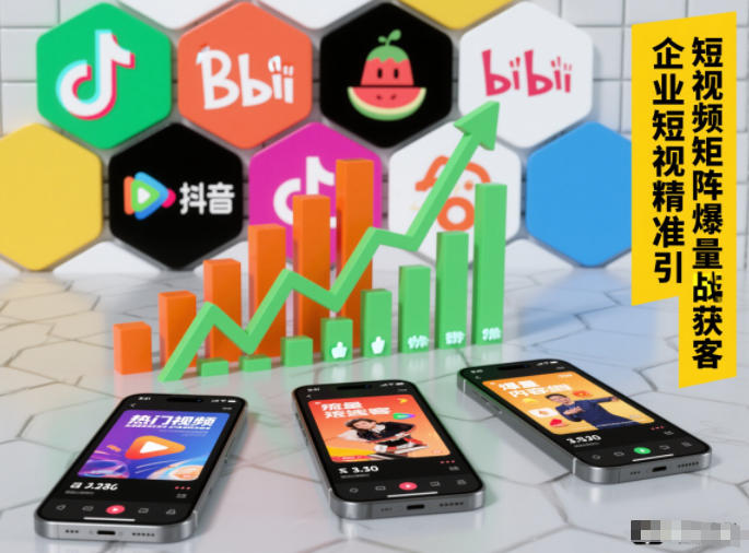 企业短视频精准引流矩阵获客，短视频矩阵爆量战法-柚子网创