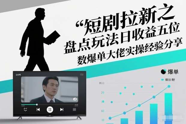 短剧拉新之盘点玩法日收益五位数爆单大佬实操经验分享-柚子网创