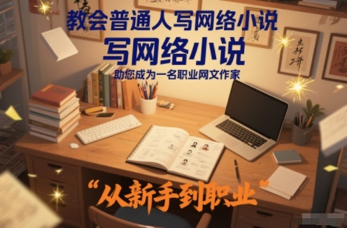 教会普通人写网络小说，助您成为一名职业网文作家-柚子网创