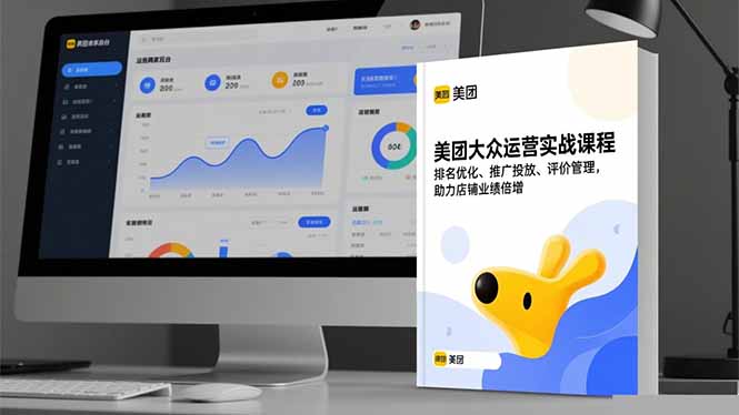 美团大众运营实战课程，排名优化、推广投放、评价管理，助力店铺业绩倍增-柚子网创