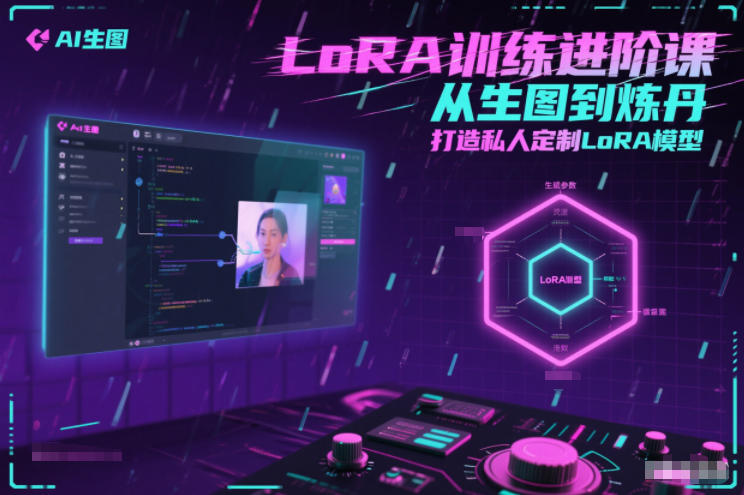 LoRA训练进阶课，从生图到炼丹，打造私人定制LoRA模型-柚子网创