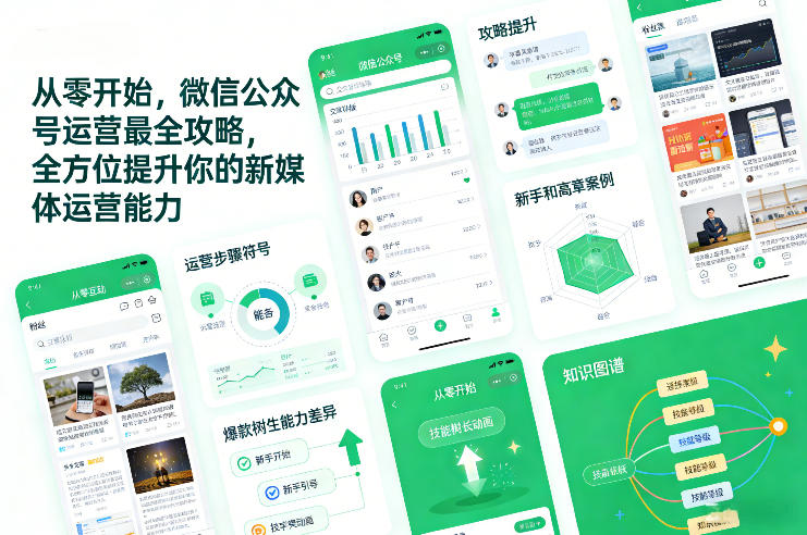 从零开始，微信公众号运营最全攻略，全方位提升你的新媒体运营能力-柚子网创