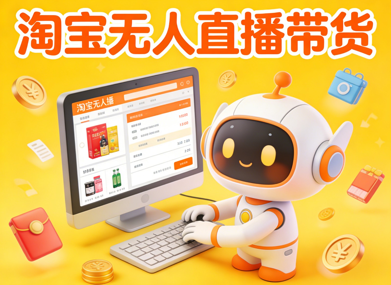 淘宝无人直播带货,24小时自动卖货,月佣金1W+,不违规不封号,不用露脸-柚子网创