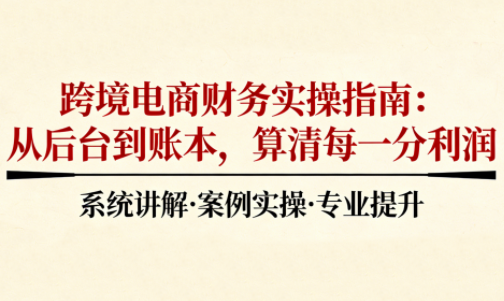 2025跨境电商财务实操指南-柚子网创