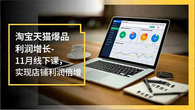 淘宝天猫爆品利润增长-11月线下课，免费流量、付费放大、费比管控，实现店铺利润倍增-柚子网创