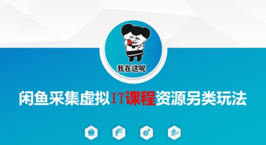 闲鱼采集虚拟IT课程资源另类玩法，干货满满-柚子网创