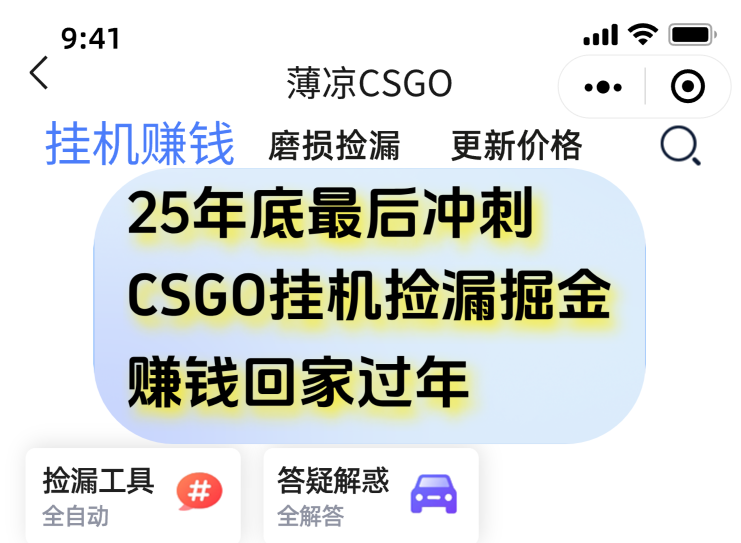 用CSGO游戏挂机捡漏掘金赚钱掘金，一部手机轻松日入500+-柚子网创